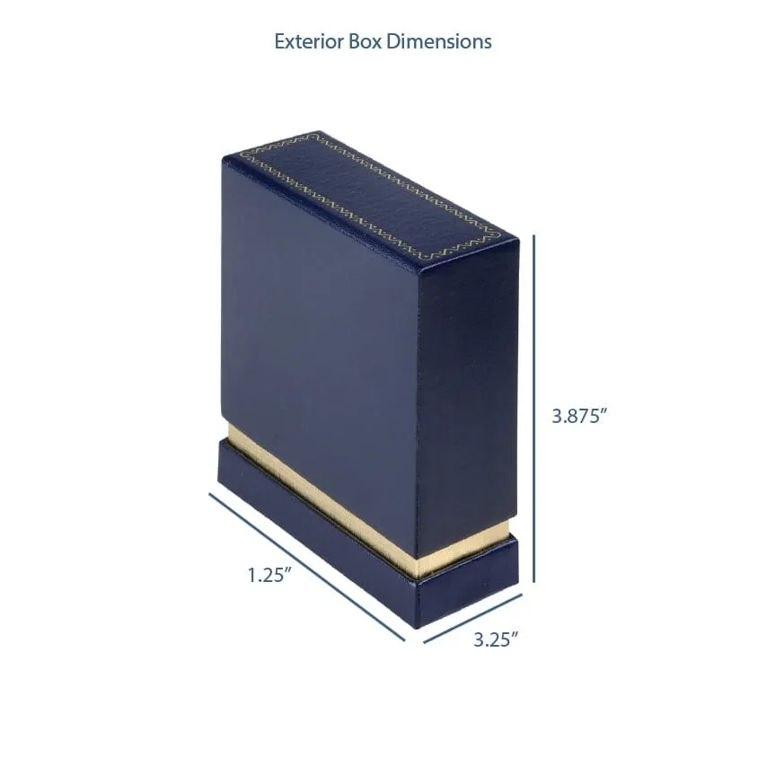 Gold Accented Cardboard Bangle  Box, Legacy Collection