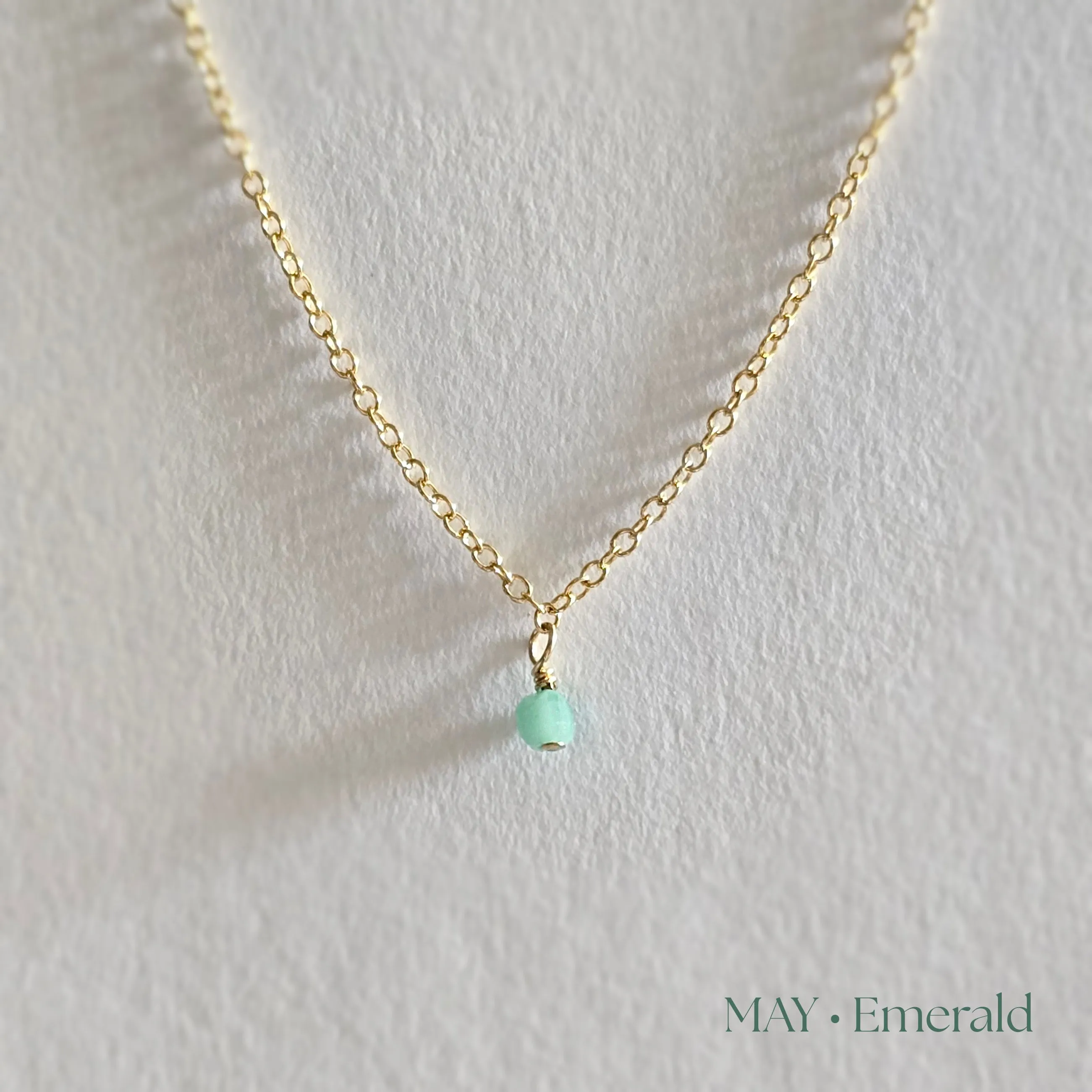 Gold Filled Birthstone Necklace