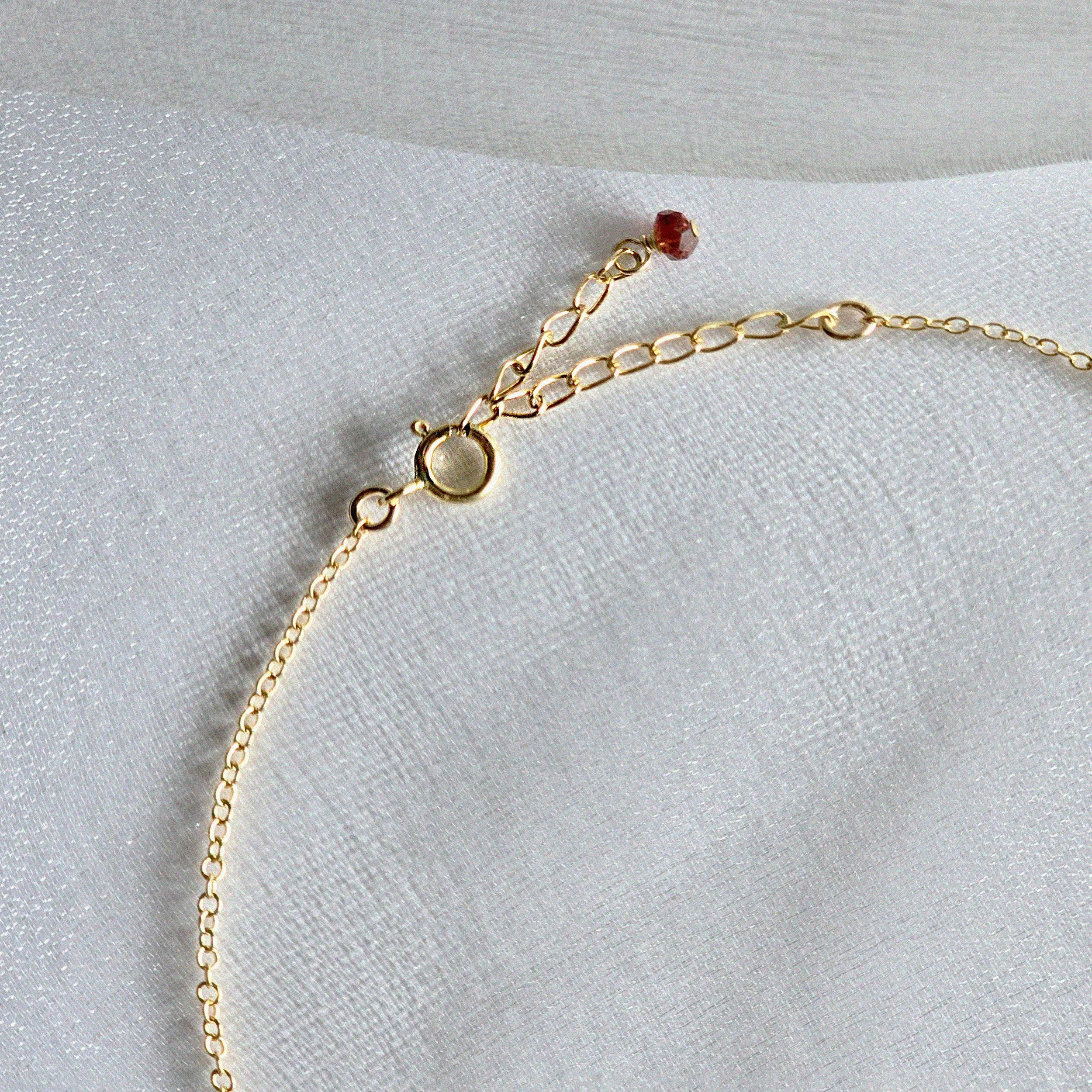 Gold Filled Birthstone Necklace