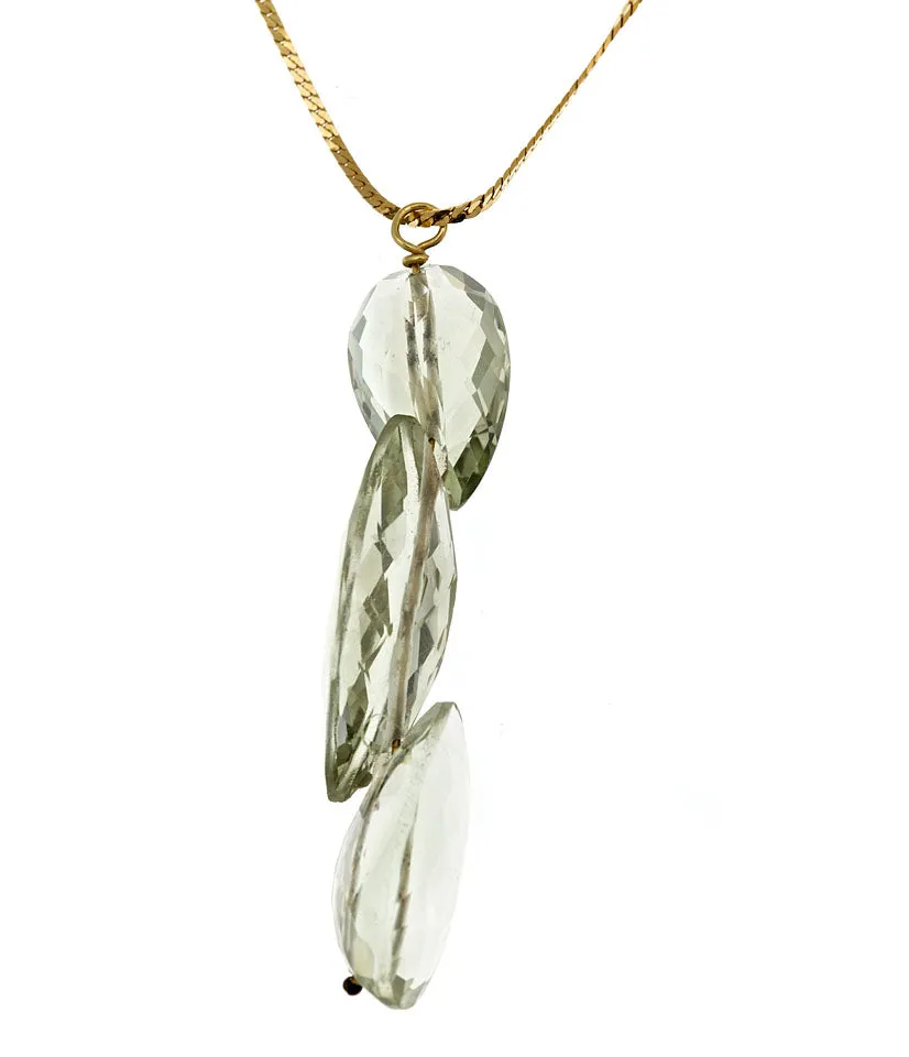 Green Amethyst Necklace