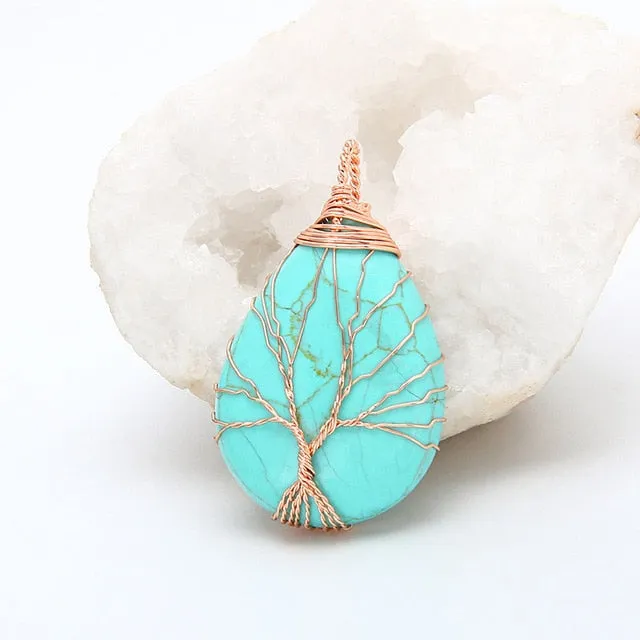 Handmade Tree of Life Pendant Necklace