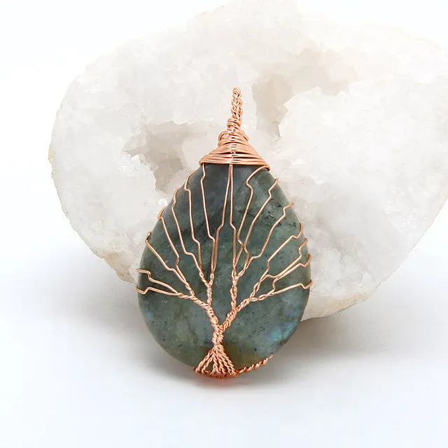 Handmade Tree of Life Pendant Necklace