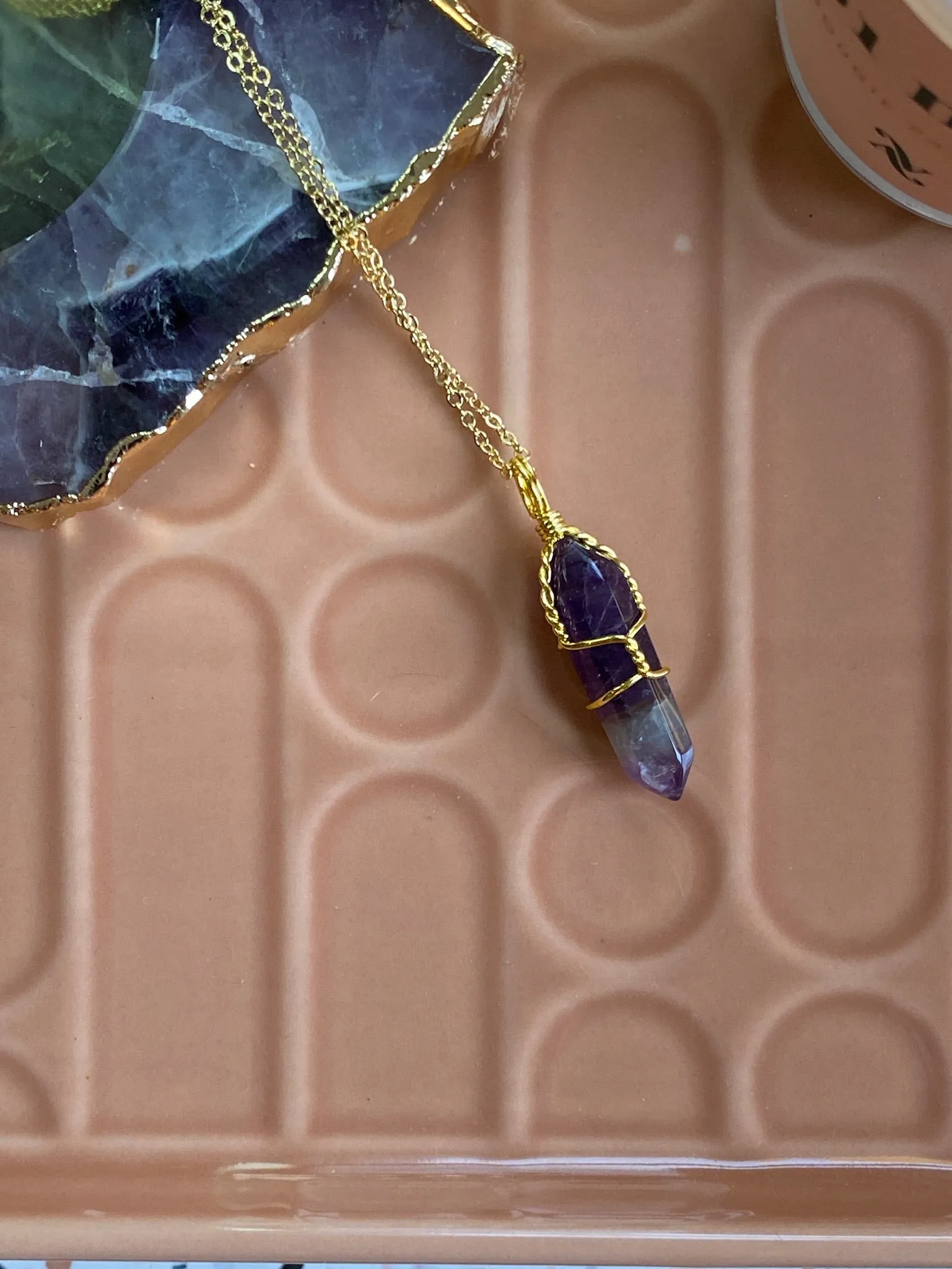 Helene Pendant | Amethyst