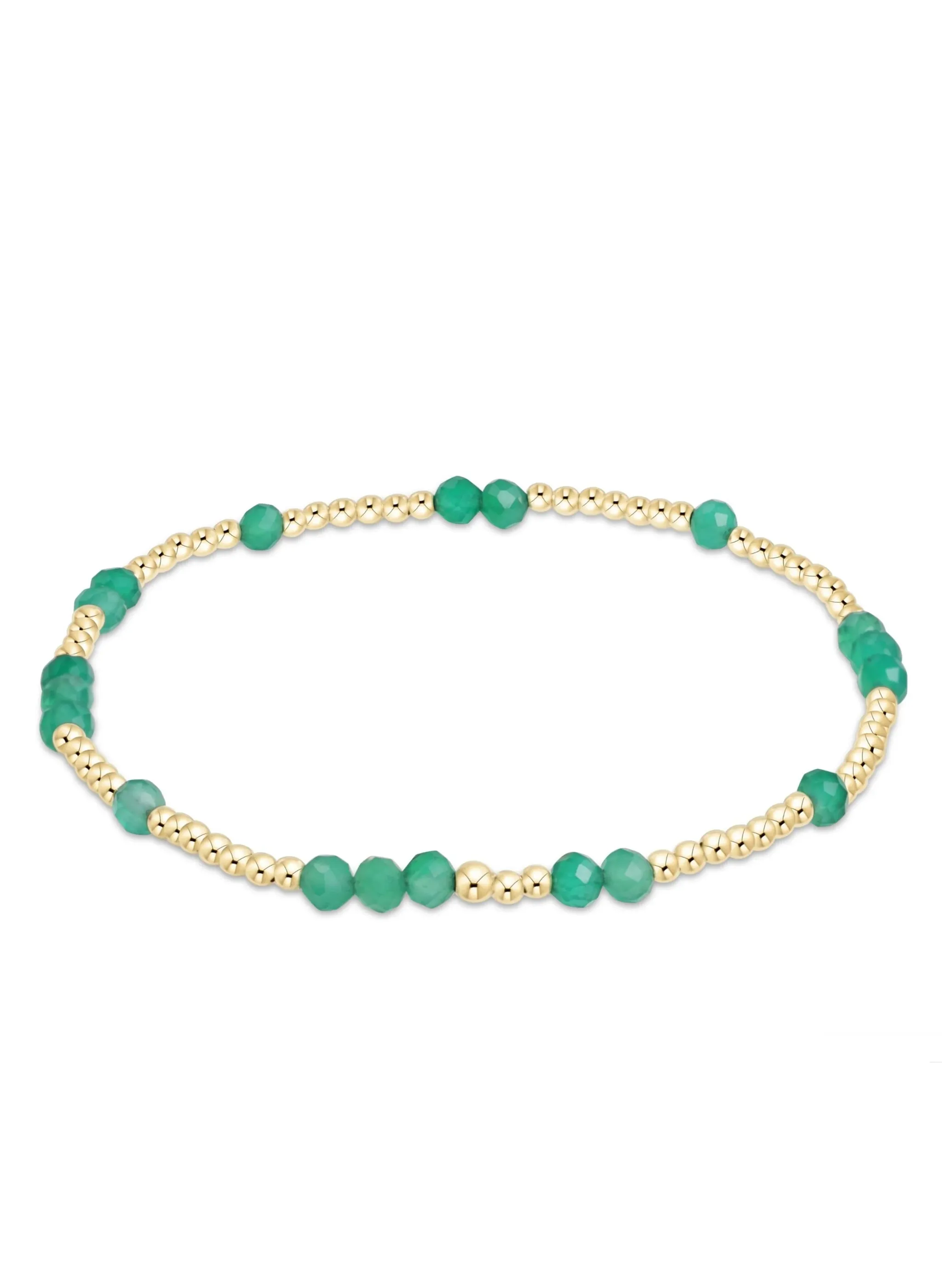 Hope Unwritten Gemstone Bracelet - Green Onyx