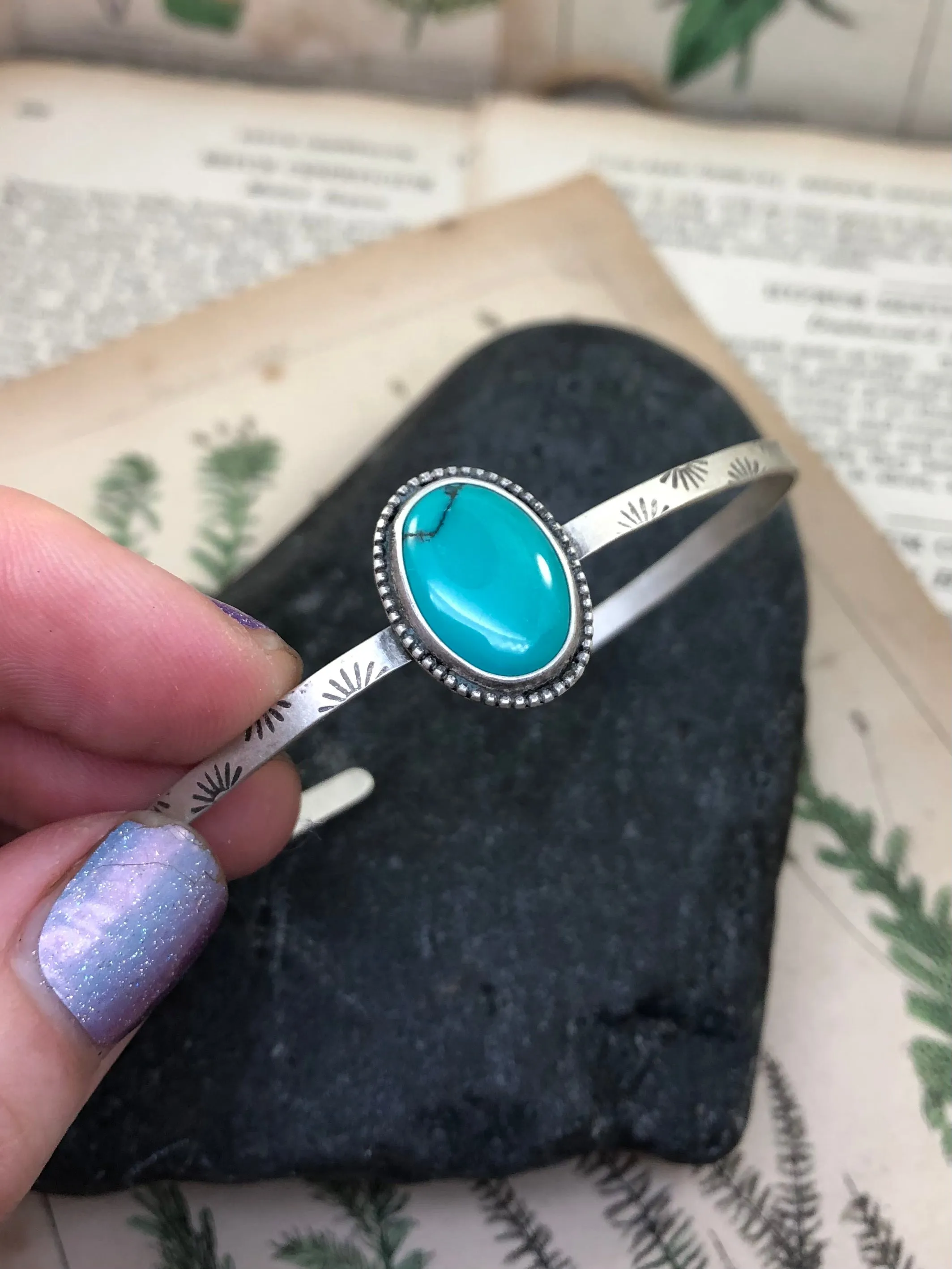 Hubei Turquoise Cuff Bracelet