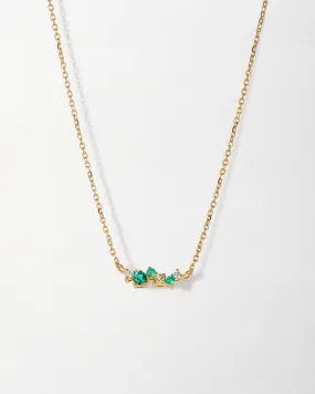 Intuition Emerald Ray Necklace