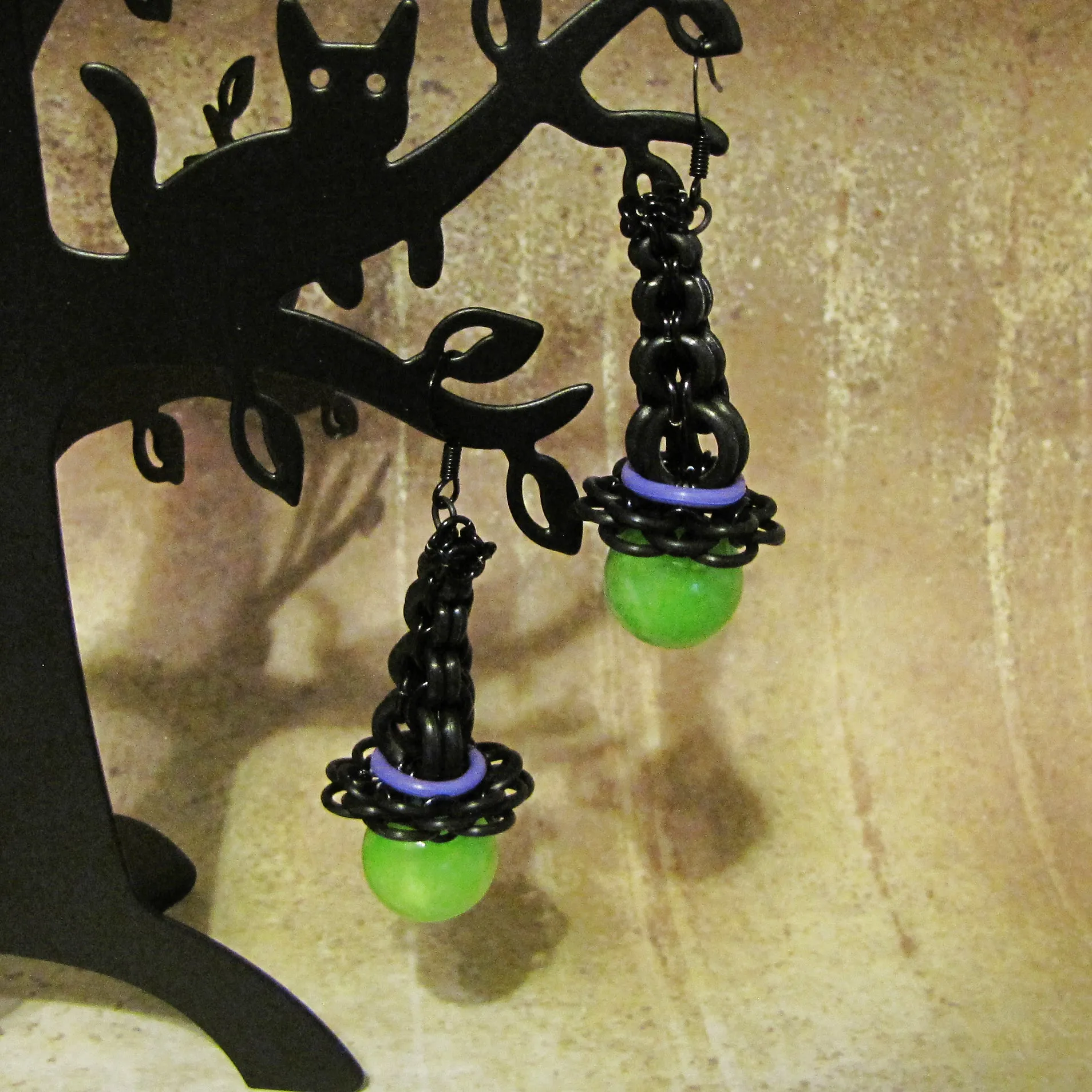 Inverted Round Halloween Witch Hat Kit with FREE video- Earrings or Hats Only