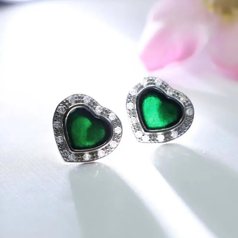 Jade Love Earrings from the Planderful Collection