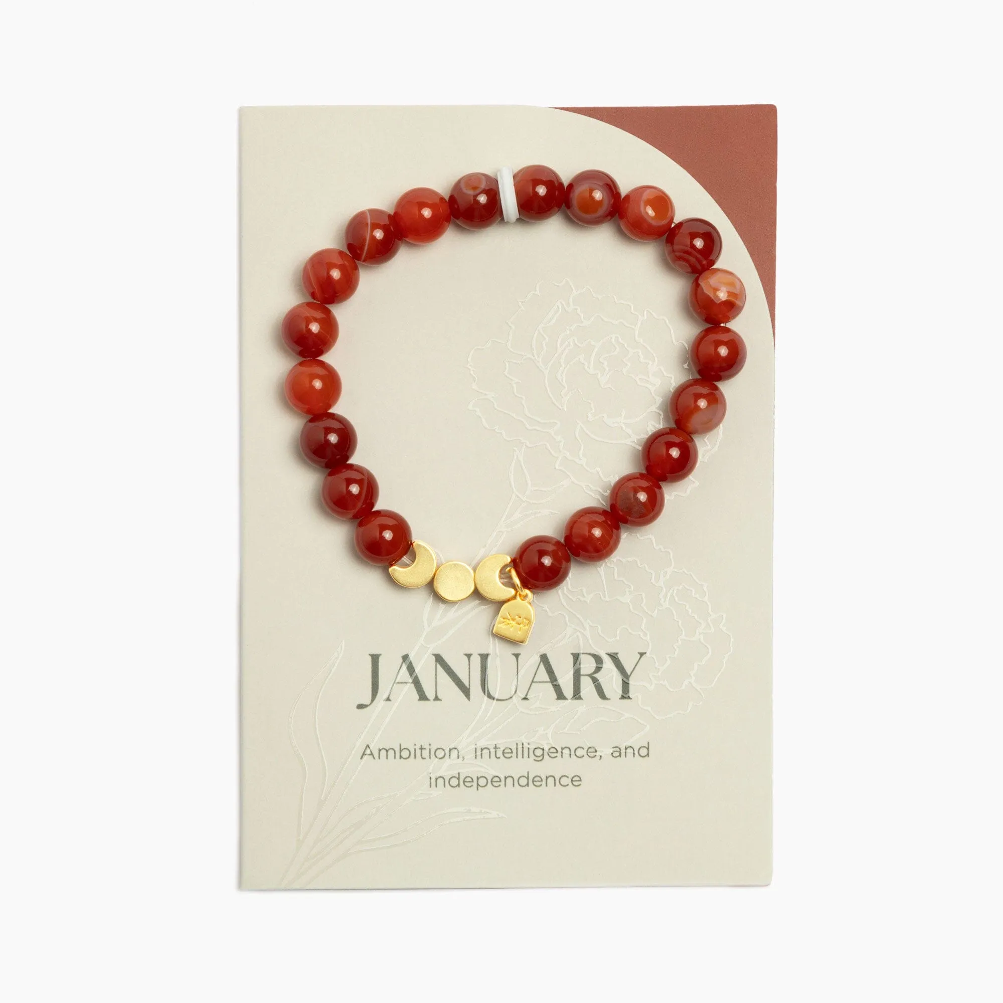 January Birthstone Bracelet