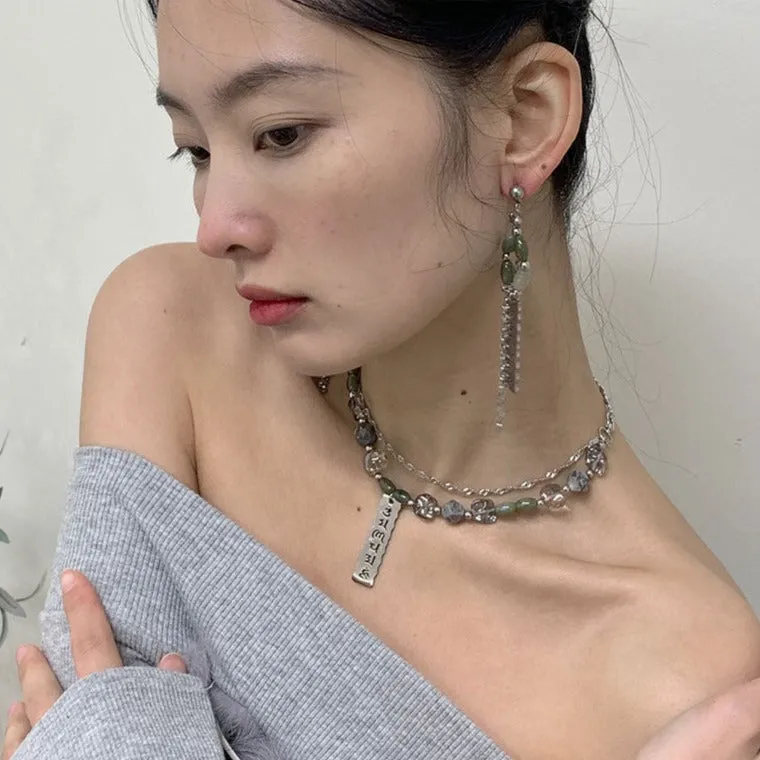 Jiu Xiao 九霄 Nine Heavens New Chinese Style Rune Tag Earrings