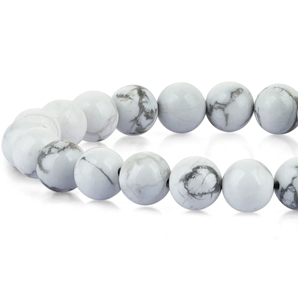 Jodi Maree Accessories White Howlite Stone Bracelet