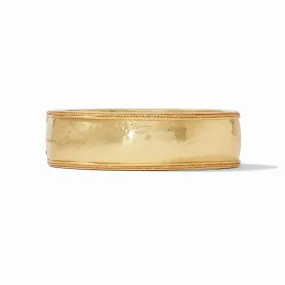 Julie Vos | Cannes Statement Hinge Bangle in Gold