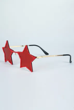 Just Like A Star Handmade Star Rhinestone Sunglasses G0311