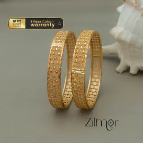 KF101043 - Gold Plated Bangle (pair)