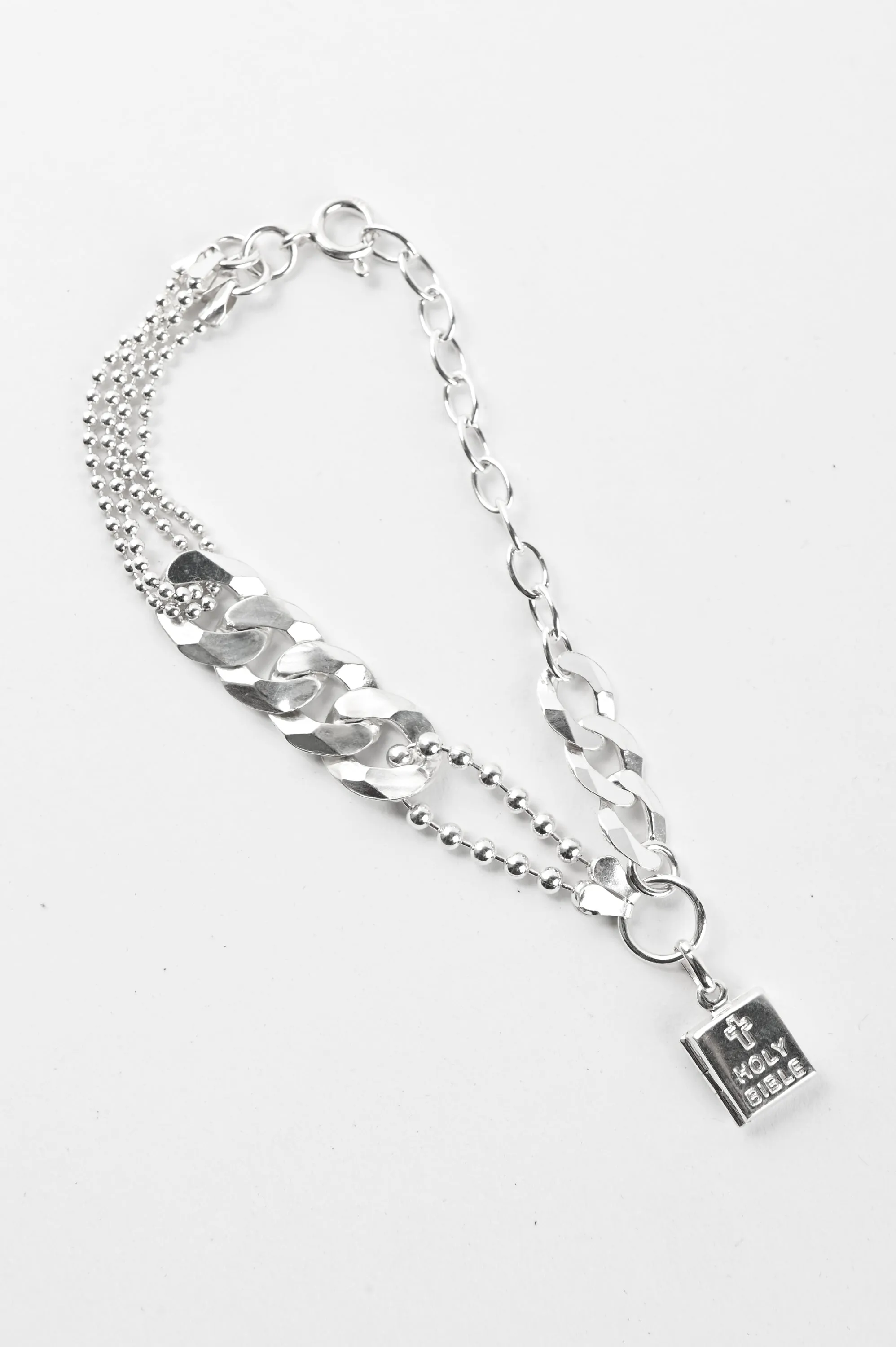 Kick In The Eye Silver 'Pray 4 U' Bracelet