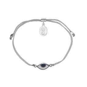 KIDS EYE PROTECTION BRACELET - GREY - SILVER