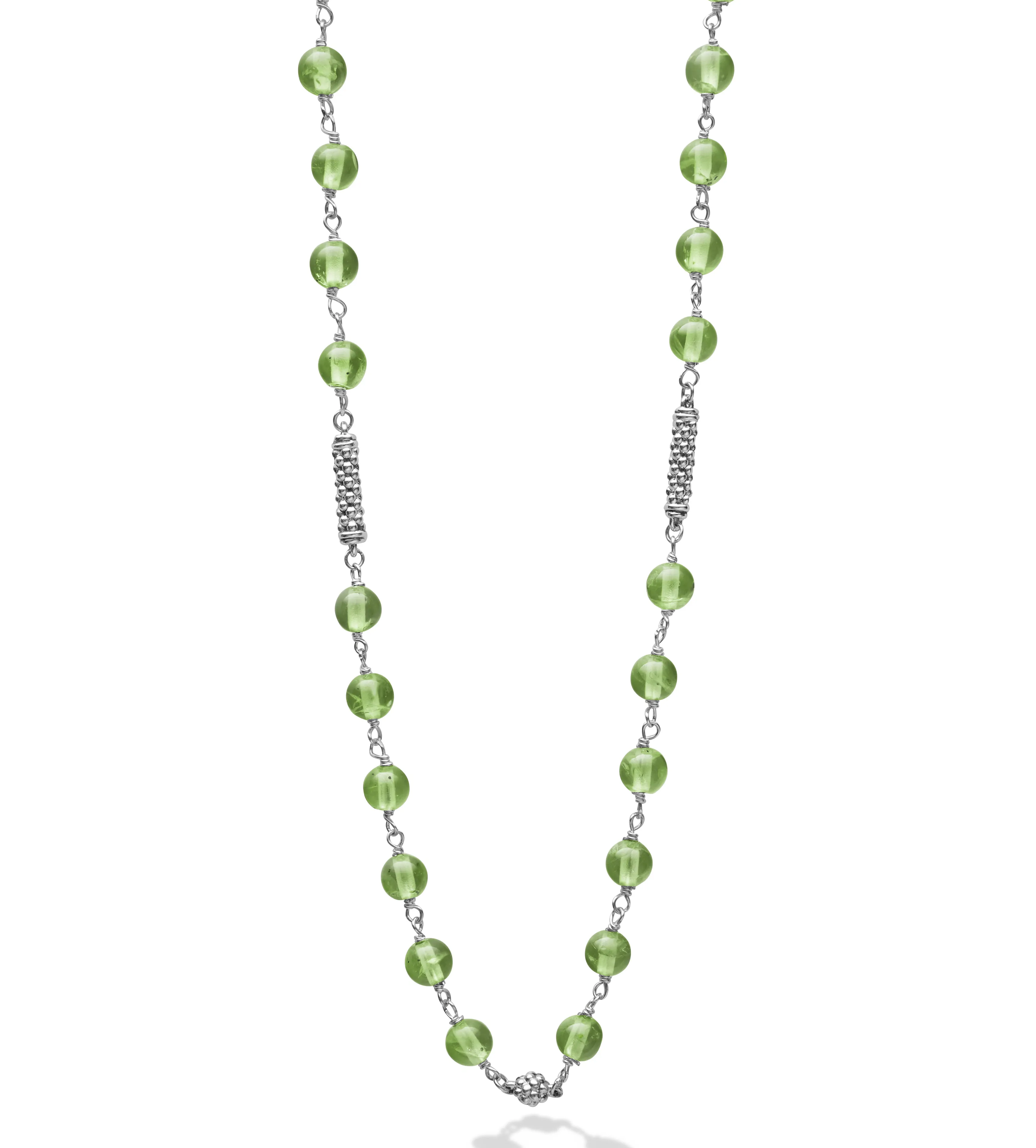 LAGOS Caviar Icon Peridot Beaded Necklace