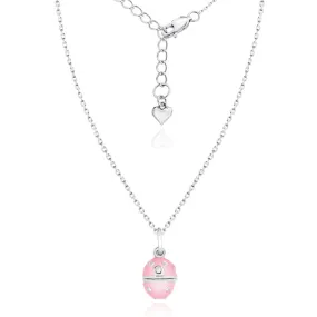 Lily and Lotty Sterling Silver Diamond Set Locket Pendant