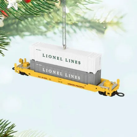 Lionel® Union Pacific Husky Stack Metal Ornament