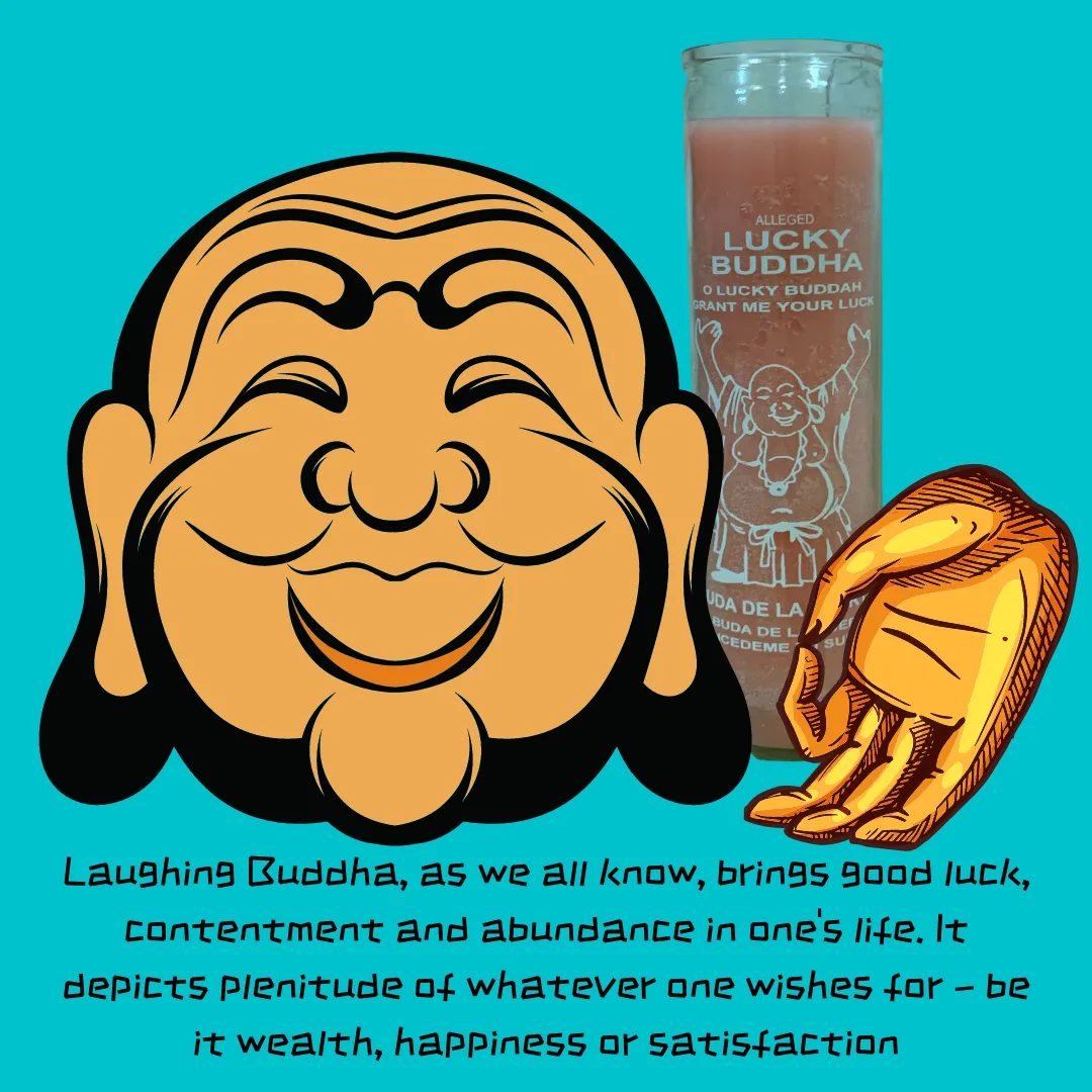 Lucky Buddha Candle