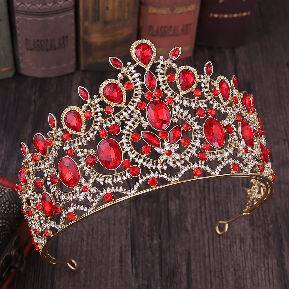 Luxury Crystal Wedding Crown Hairbands Fashion Classic Bridal Hair Accessories Princess Crowns Bride Tiaras