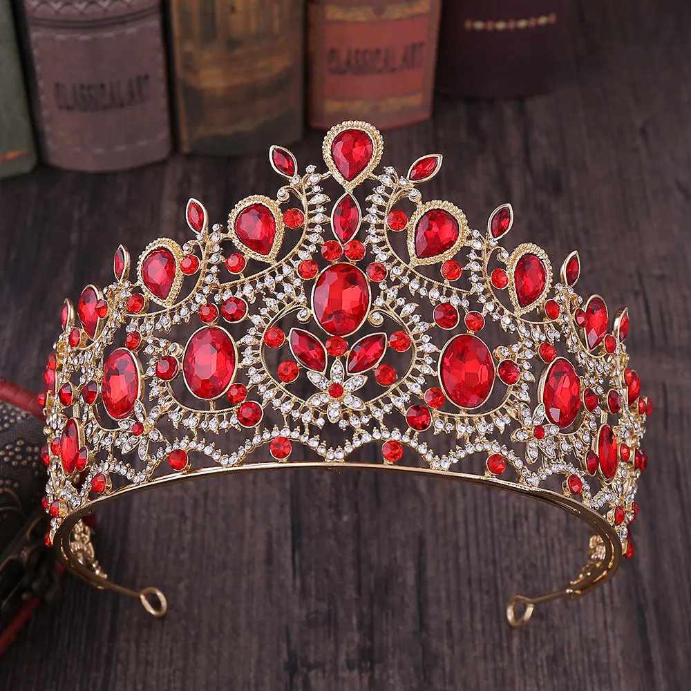 Luxury Crystal Wedding Crown Hairbands Fashion Classic Bridal Hair Accessories Princess Crowns Bride Tiaras