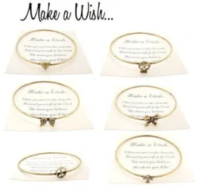 Make a Wish Bracelet in Antique Style, Gift-Boxed