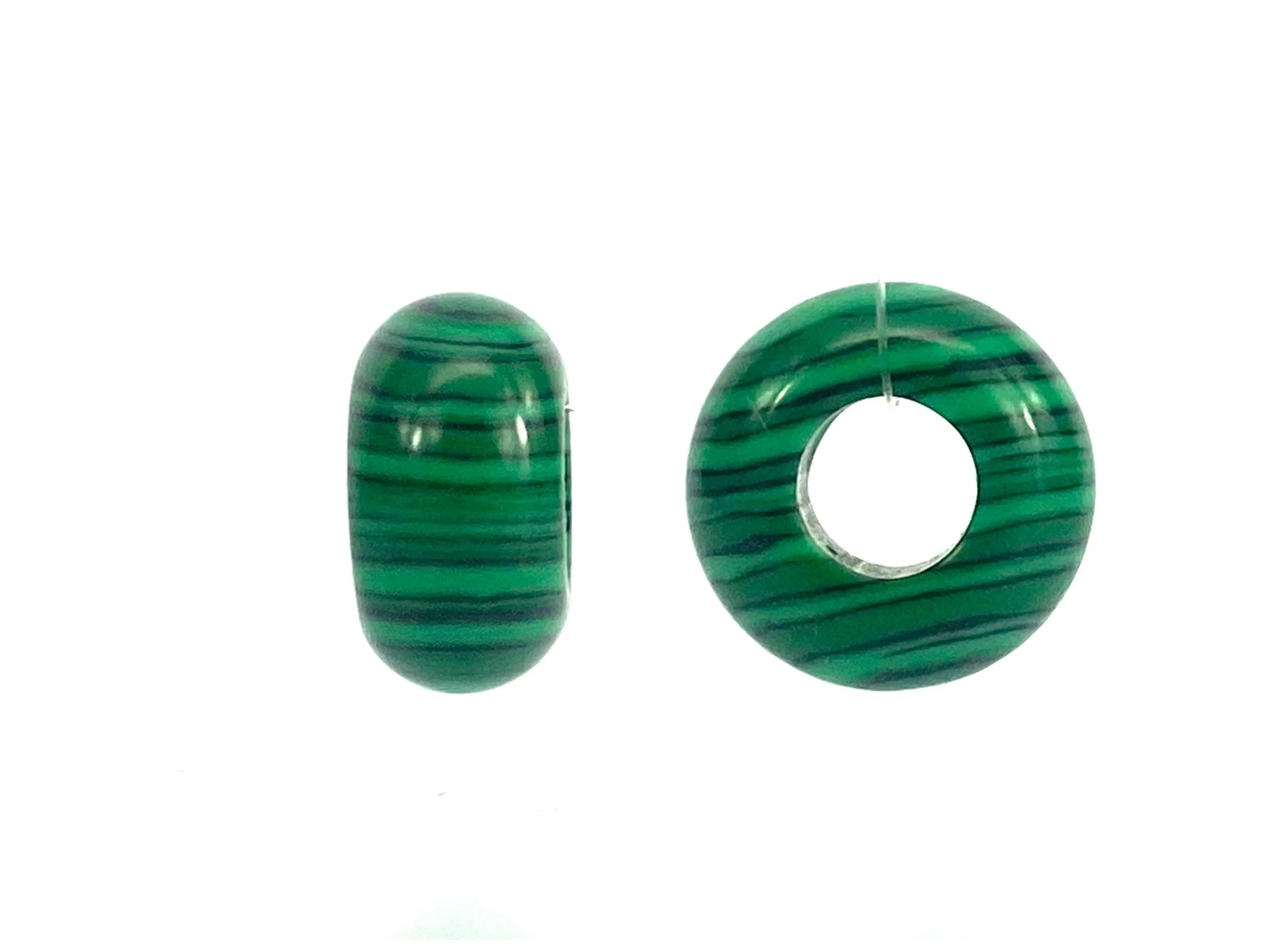 Man-Made Turquoise Donut Jade Beads, Sku#BG60