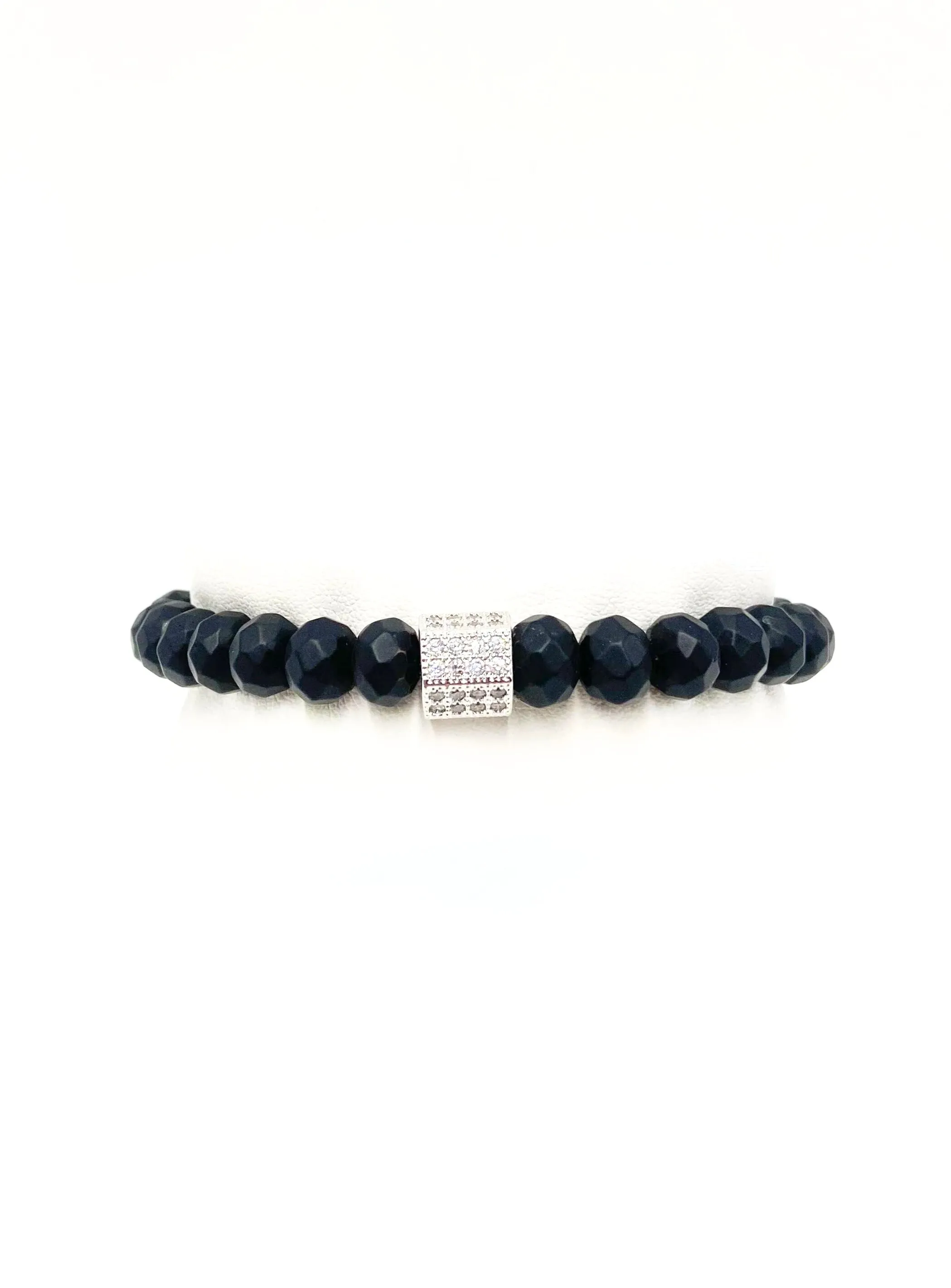 Matte Onyx Stretch Bracelet