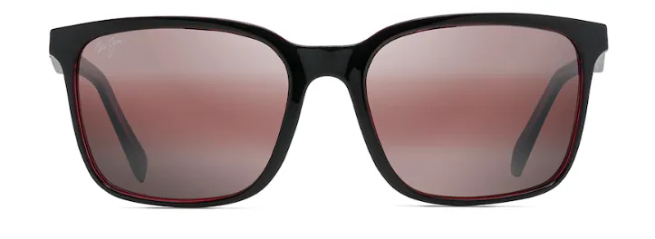 Maui Jim R756-02R Rose Wild Coast Black with Red Interior