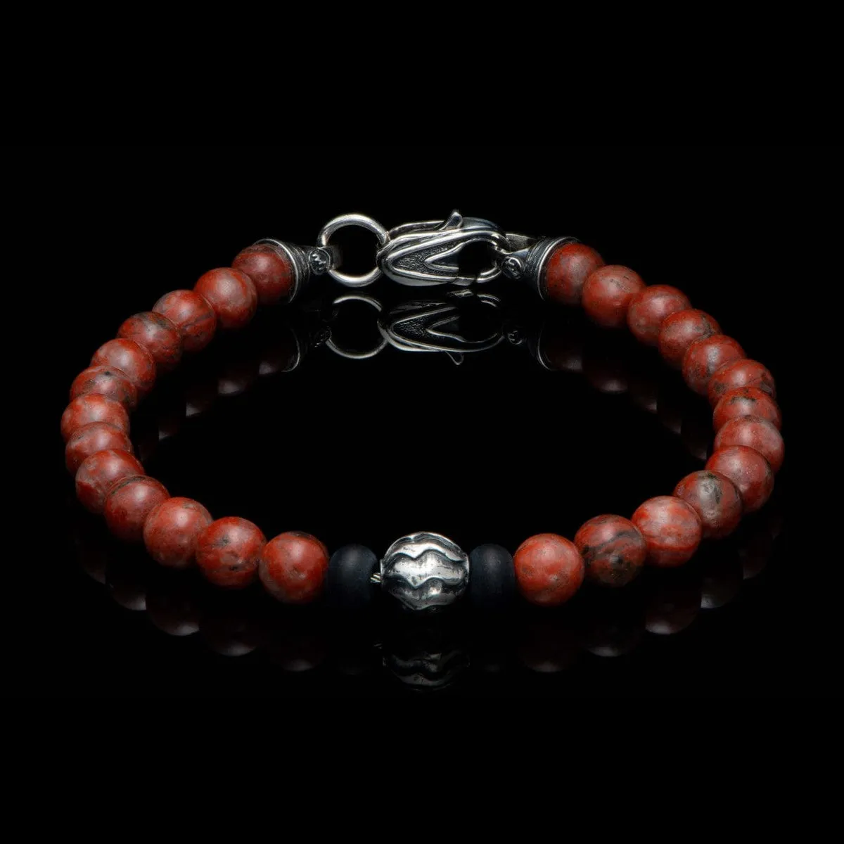 Men's Brookings Red Jasper Bracelet - BB48 RSJ