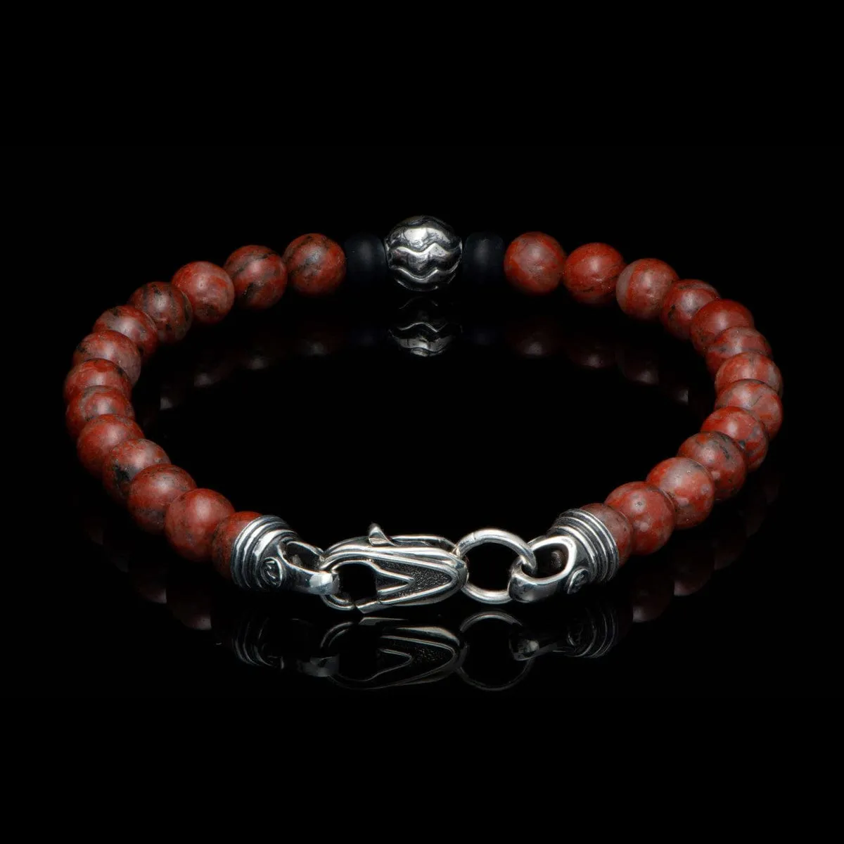 Men's Brookings Red Jasper Bracelet - BB48 RSJ