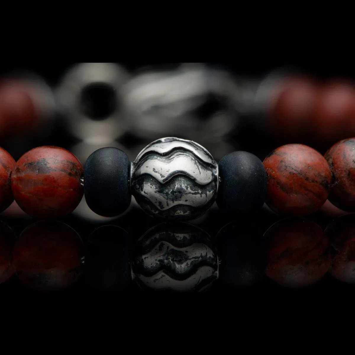 Men's Brookings Red Jasper Bracelet - BB48 RSJ