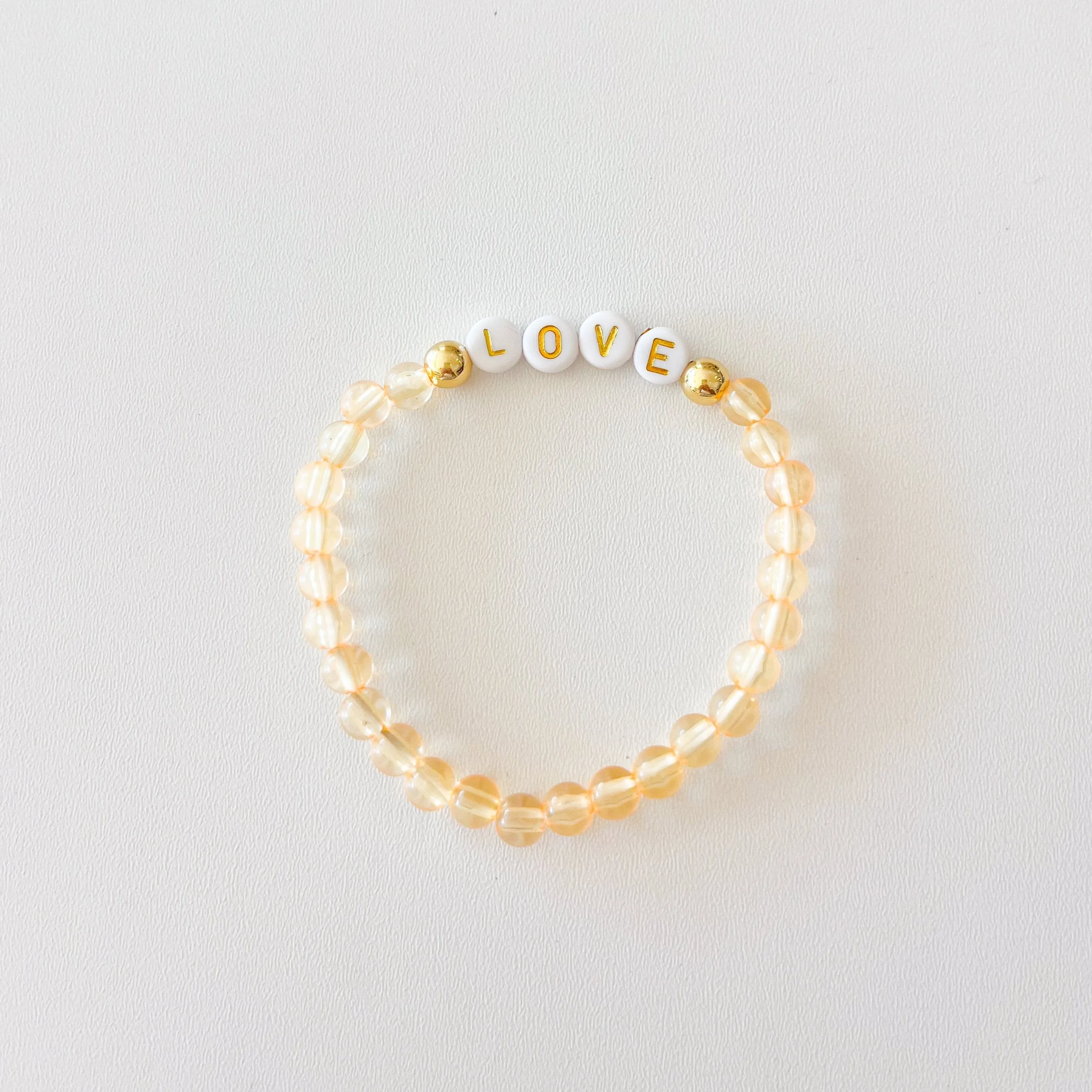 Mini Bubble Bracelet: Love