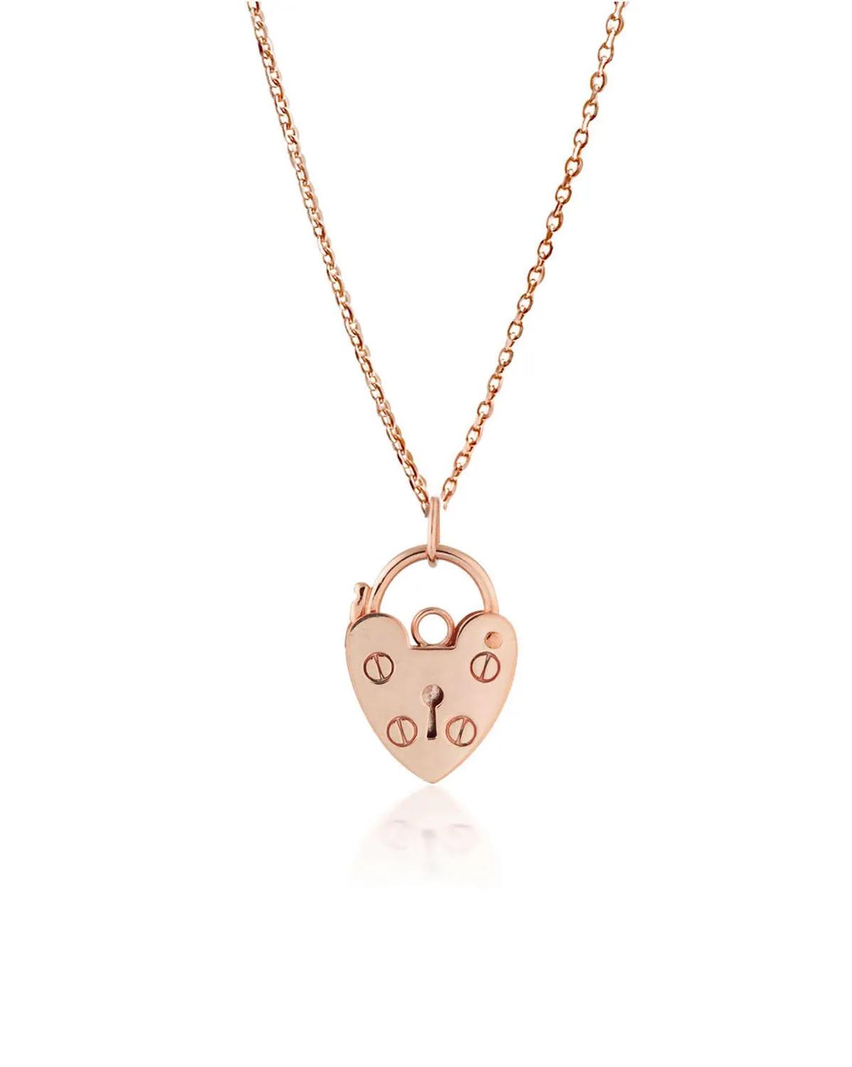 Mini Heart Lock Necklace