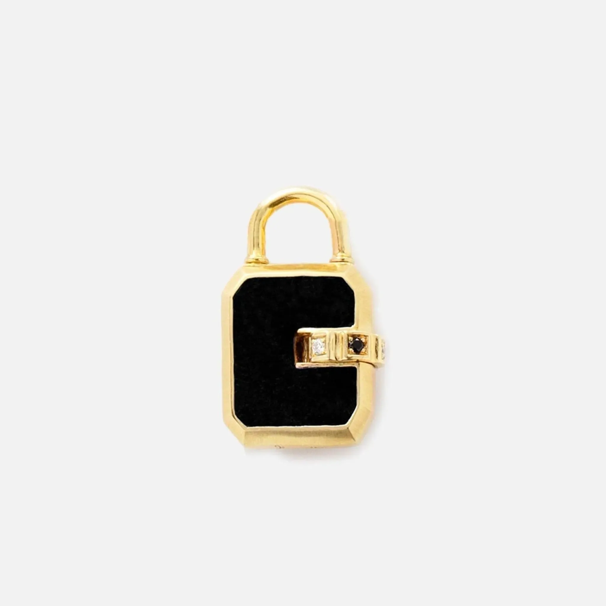 Mini Padlock, Onyx