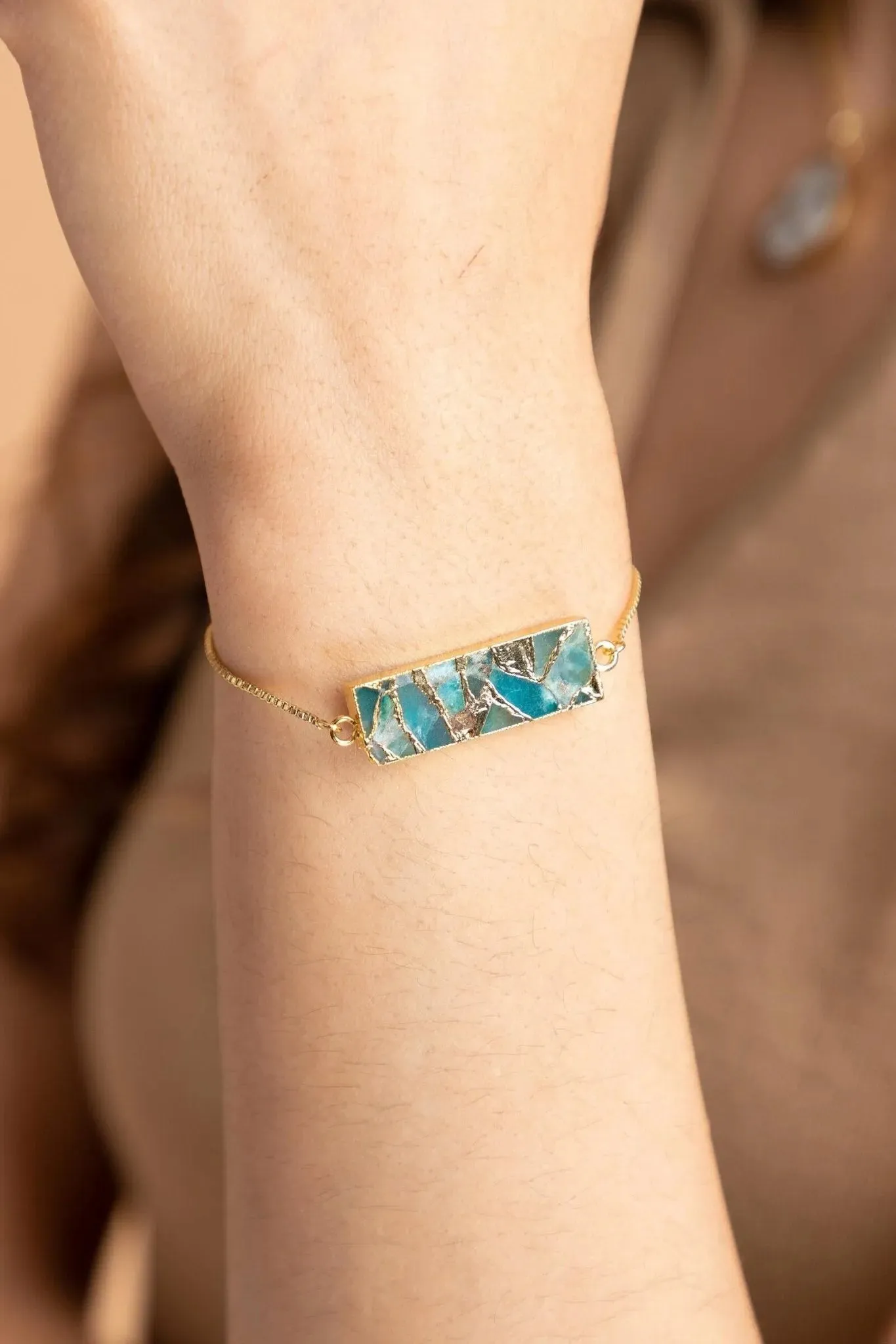 Mojave Rectangle Stone Bracelet