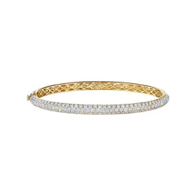 Moonlight Medium Pave Diamond Bangle