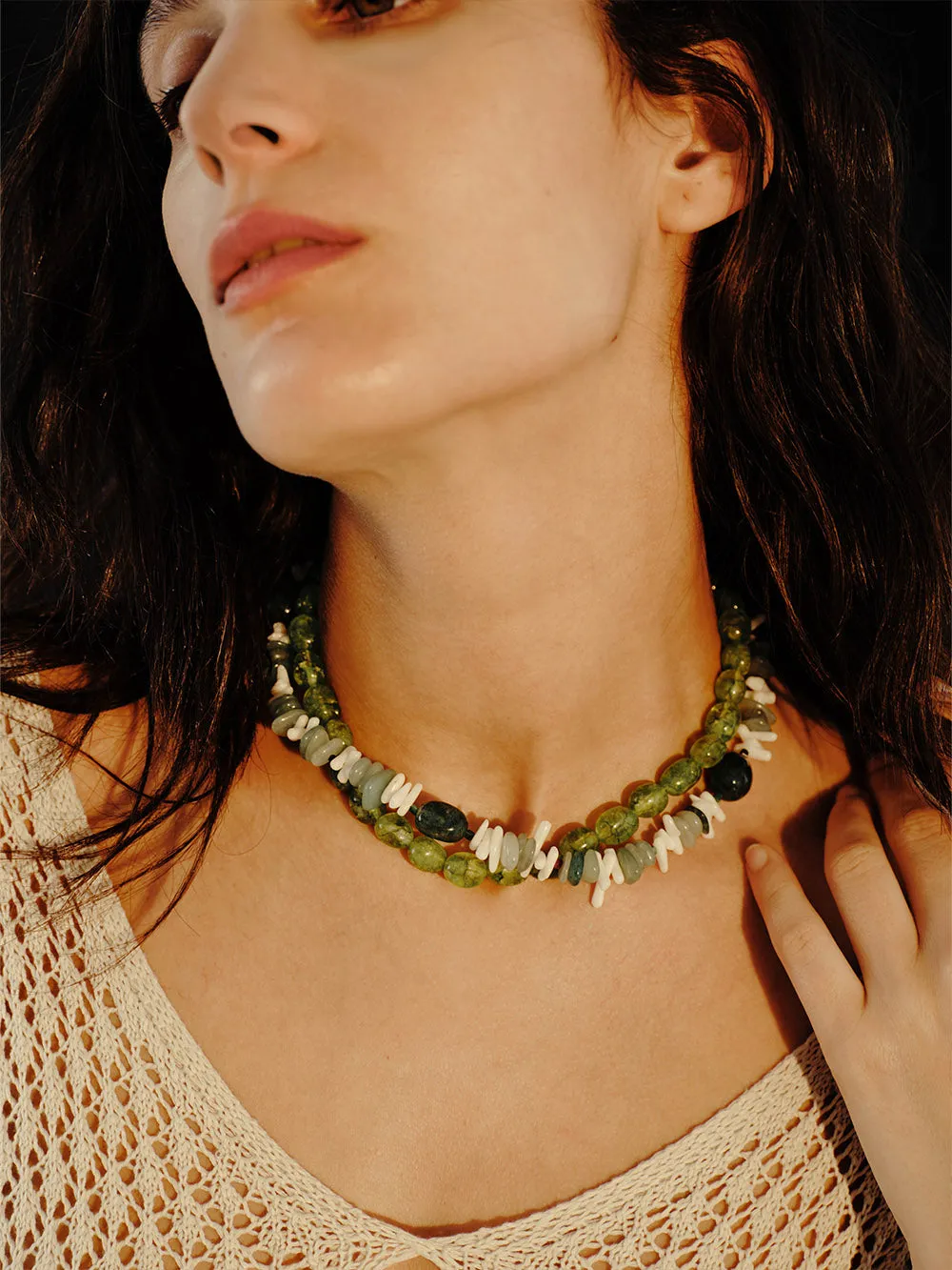 MUKTANK x JUUNNGLE NANAX Grape Crushed Ice Necklace