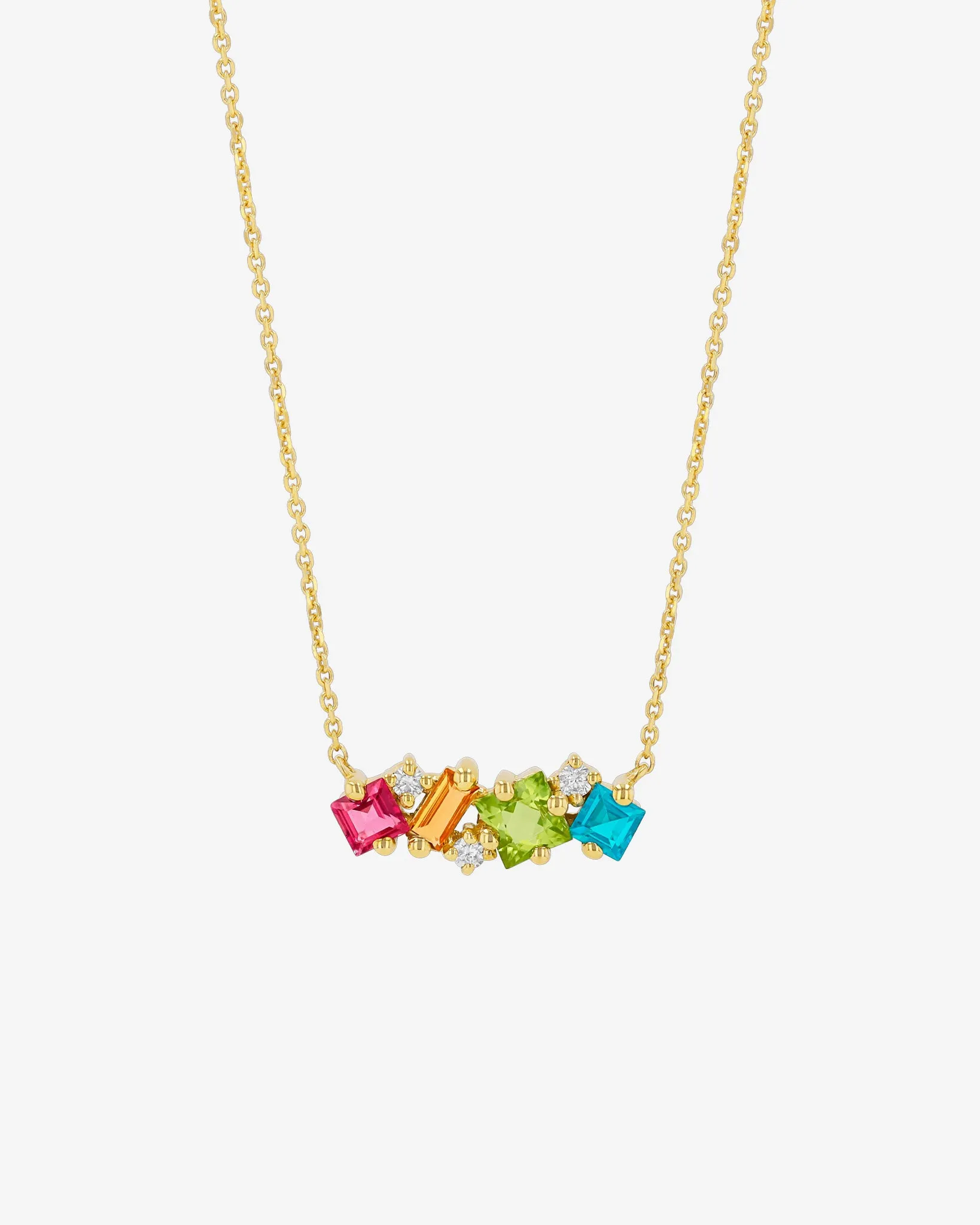 Nadima Rainbow Ombre Midi Bar Pendant