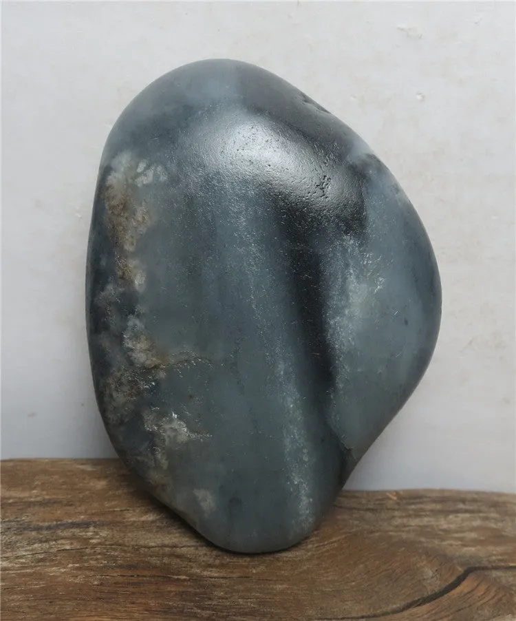 Natural Hetian Jade Rough Nephrite Raw (119g, 71X50X23mm)