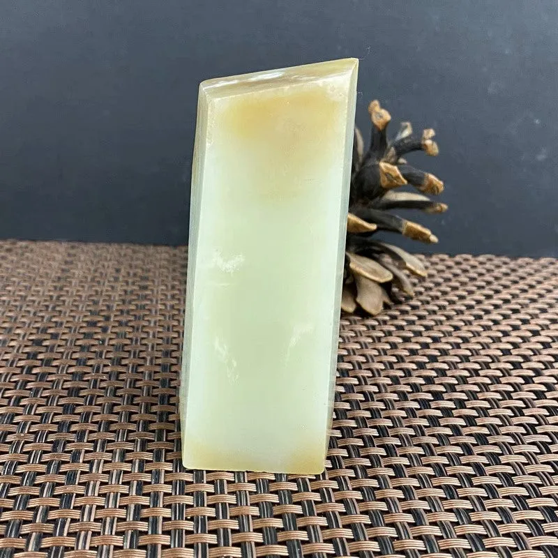 Natural Hetian Jade Rough Nephrite Raw (193g,7.5X3.5X3.2cm)