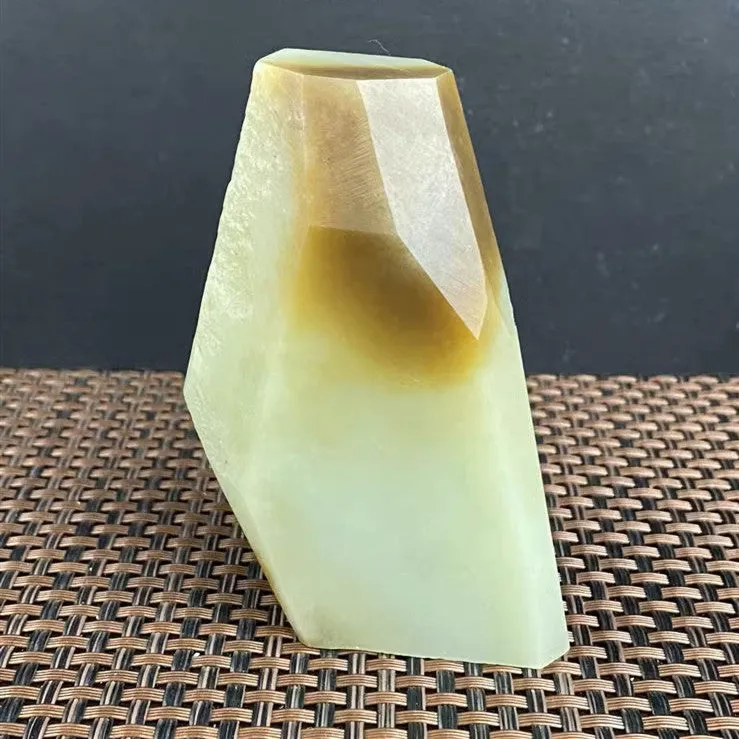 Natural Hetian Jade Rough Nephrite Raw (200g,8.5X5.0X2.3cm)