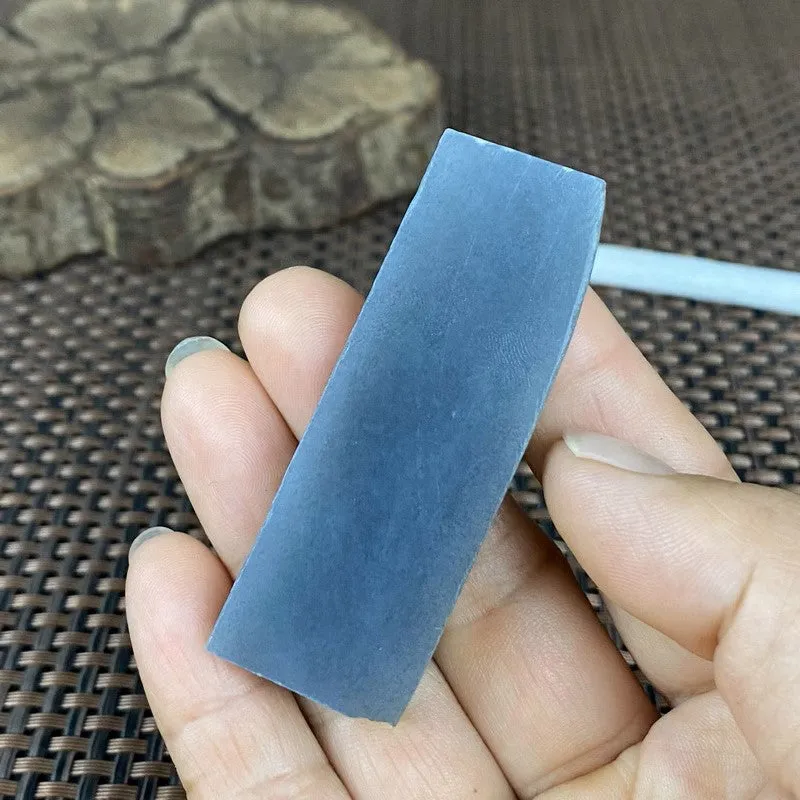 Natural Hetian Jade Rough Nephrite Raw (29g,6.1X2.2X0.8cm)