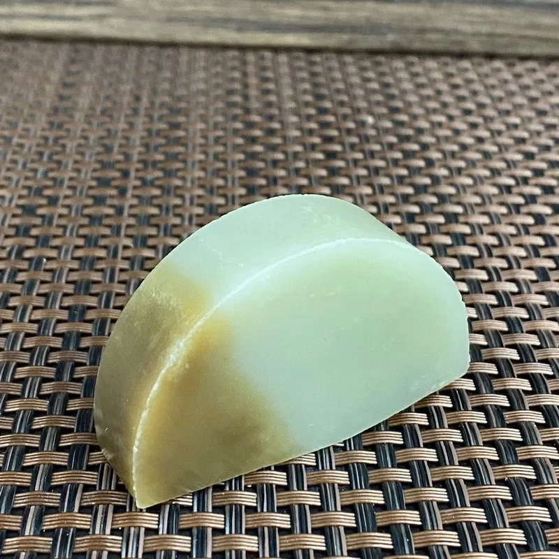 Natural Hetian Jade Rough Nephrite Raw (57g,5.2X3.2X1.4cm)