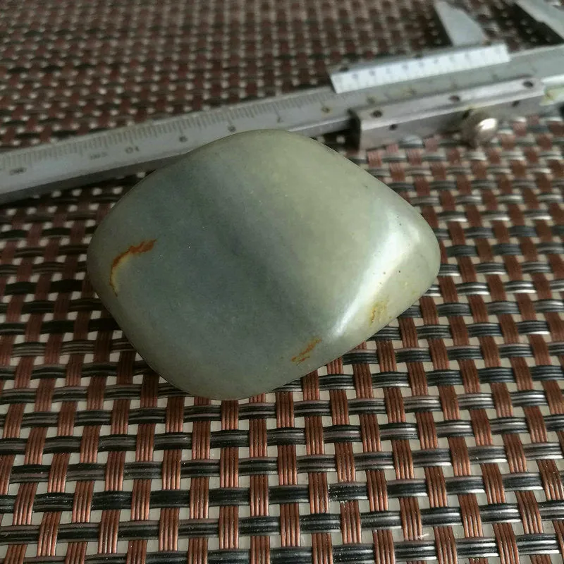 Natural Hetian Jade Rough Nephrite Raw (77g,4.5X4X3cm)