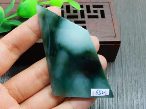 Natural Jade Jadeite Raw (33g, 53X35X6mm)