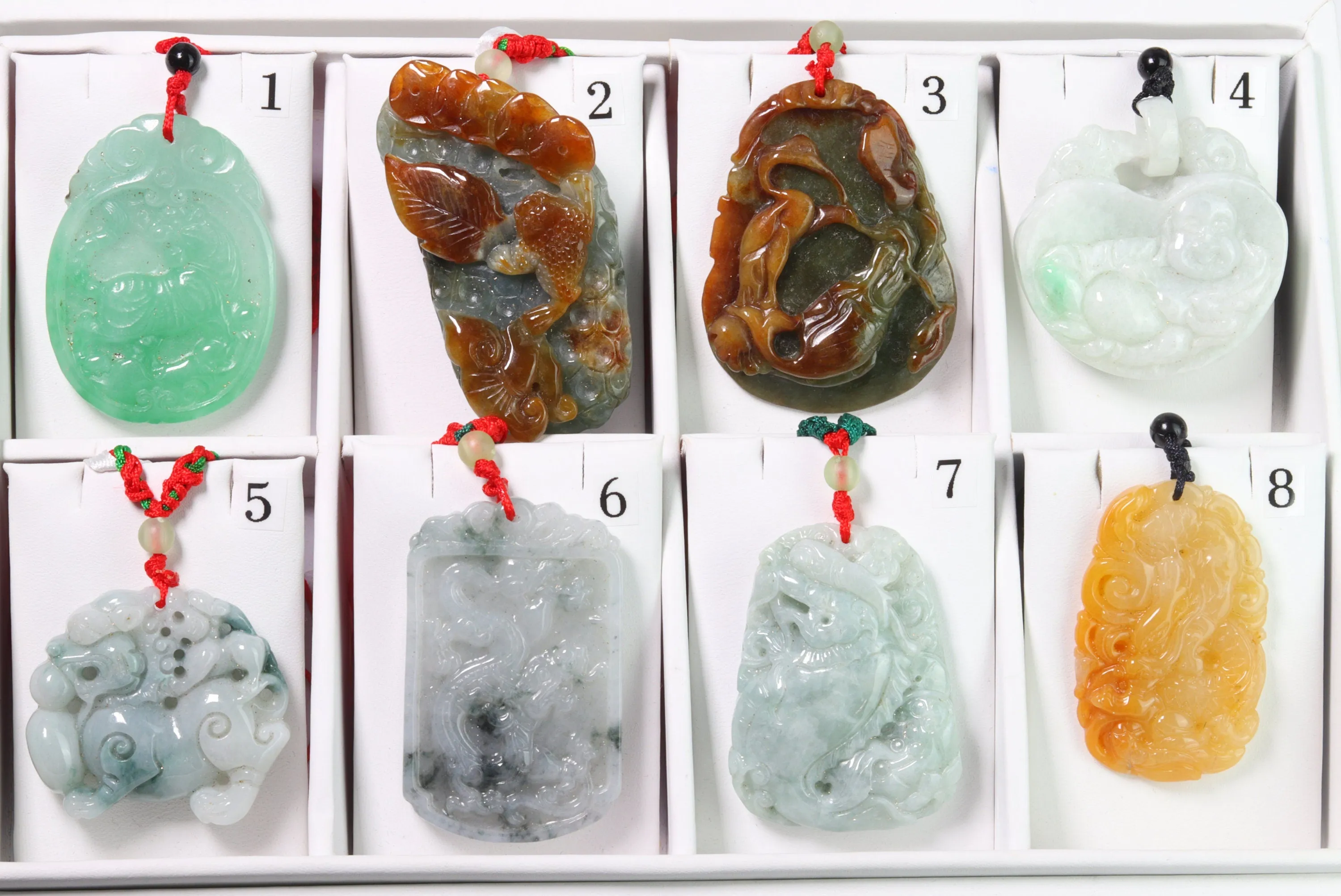 Natural Jade Pendants, Choose Your Design (JP003)