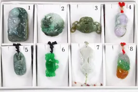 Natural Jade Pendants, Choose Your Design (JP009)