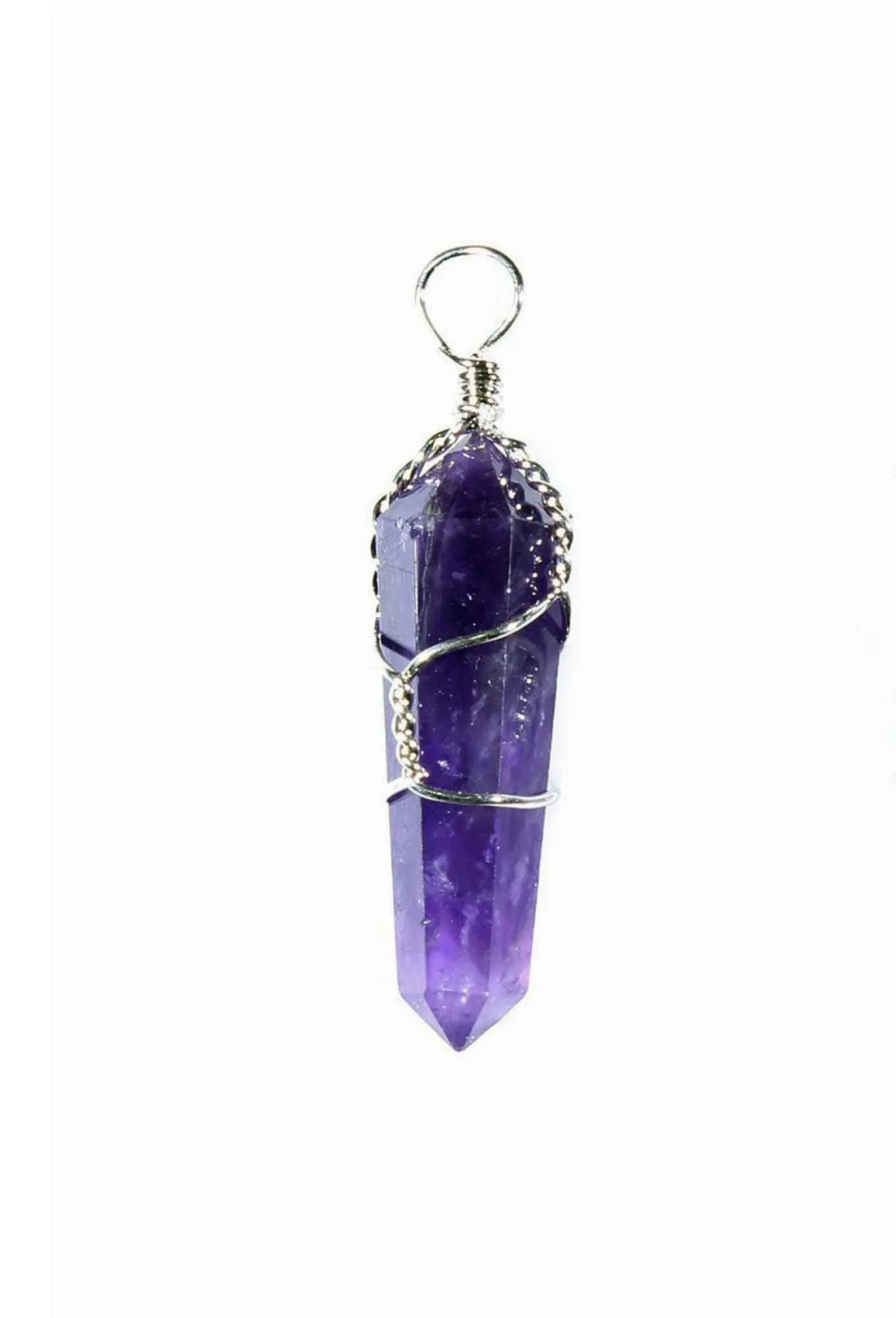 Necklace - Amethyst Wire Wrap